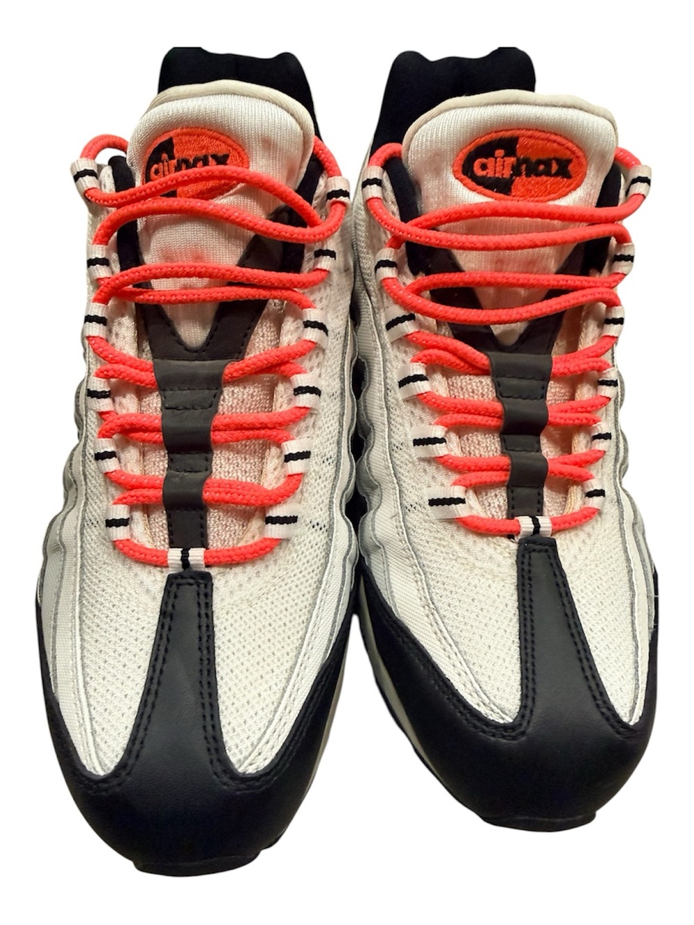 Nike Air Max 95 OG Neon Red Sneakers Men's Size 9.5 - Picture 4 of 8